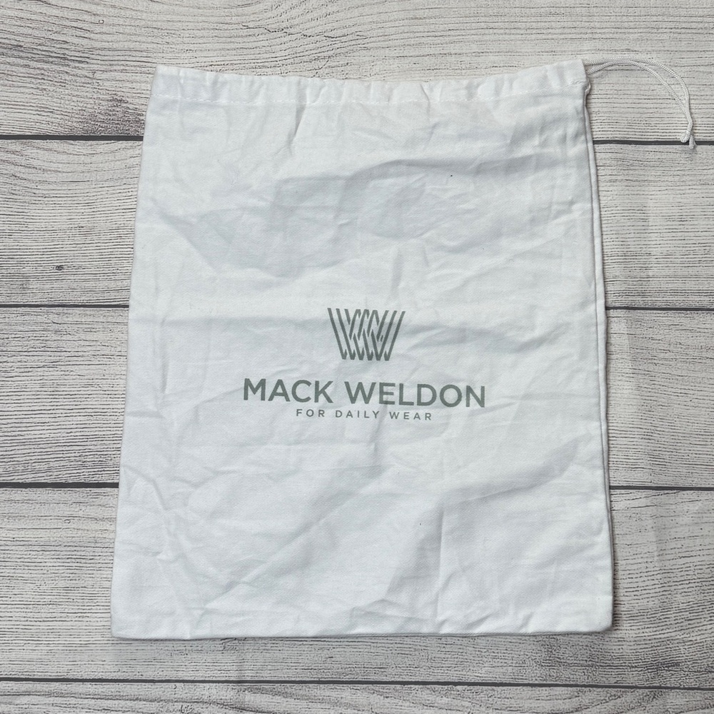 Mack Weldon White Drawstring Dust Bag‎
